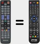 Replacement remote control for TM1060 (AA59-00445A)