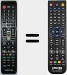 Replacement remote control for TM1260A (AA8300655A)