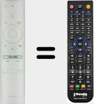 Replacement remote control for BN59-01242C