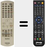 Replacement remote control for SE-R0092