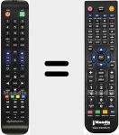 Replacement remote control for SL-19 DSBAI+