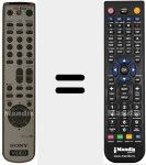 Replacement remote control for REMCON026