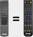 Replacement remote control for RMT-D152A (147772311)