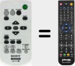 Replacement remote control for RM-PJ7 (148922211)