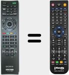 Replacement remote control for RM-ED045 (148945511)