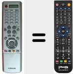 Replacement remote control for TM77 (BN5900397A)