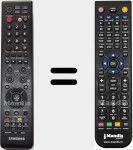 Replacement remote control for TM87C (BN59-00603A)