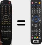 Replacement remote control for HFDL-1080