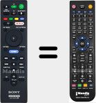 Replacement remote control for RMT-VB310E (149328211)