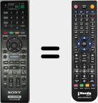 Replacement remote control for RM-ADP060 (148943911)