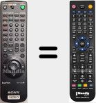 Replacement remote control for RMT-V223 (147556311)