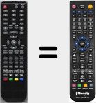 Replacement remote control for RC57DUSB