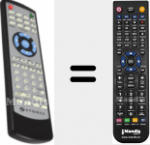 Replacement remote control for MPIX457