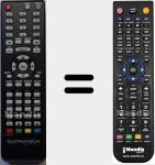 Replacement remote control for Aura (S2403LH)
