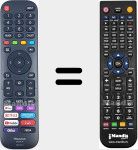 Replacement remote control for EN2F30H (T270057)