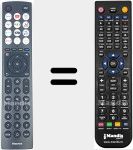 Replacement remote control for ERF3A86 (T305623)