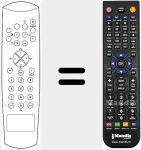 Replacement remote control for TM30