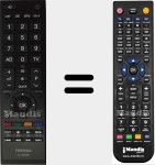 Replacement remote control for CT-90386 (75027012)