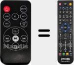 Replacement remote control for SB100BT