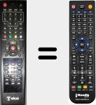 Replacement remote control for LTE2220S