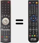 Replacement remote control for CT-8002 (V30042181)
