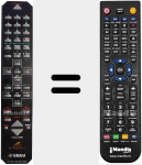 Replacement remote control for CRX-E400/E300 (V891340)