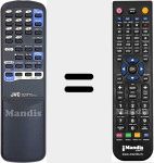 Replacement remote control for RM-RXQ1002 (VGR0030101)