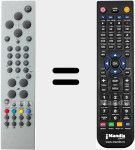 Replacement remote control for RC 1543 (08001013)