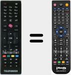 Replacement remote control for 23255985 (RC4875)