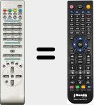 Replacement remote control for RC1072 (30037770)