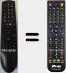 Replacement remote control for RC 4900 (DLF)