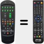 Replacement remote control for W1