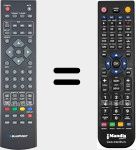 Replacement remote control for BSP1255U-3-DE-W (W23194J)