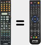Replacement remote control for RAV372 (WM885300)