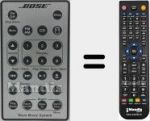 Replacement remote control for Wave Music System