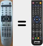 Replacement remote control for HifiCube2000Pro