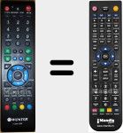 Replacement remote control for Icube3200