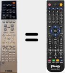 Replacement remote control for RAV536 (ZP601100)
