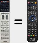 Replacement remote control for RAV477 (ZA238700)