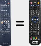 Replacement remote control for RAV521 (ZJ665000)