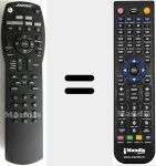 Replacement remote control for 321 GS Series II