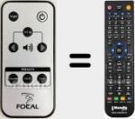 Replacement remote control for FOCAL003