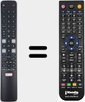 Replacement remote control for 06IRPT45IRCHF802
