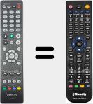Replacement remote control for RC-1228 (30701026200AD)