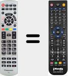 Replacement remote control for N2QAYB001115