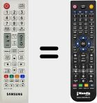 Replacement remote control for TM1240A (BN59-01189B)