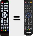 Replacement remote control for V32E18DC
