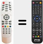 Replacement remote control for 060602