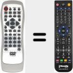 Replacement remote control for REMCOM1559