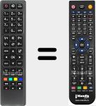 Replacement remote control for RC4610 (30076338)